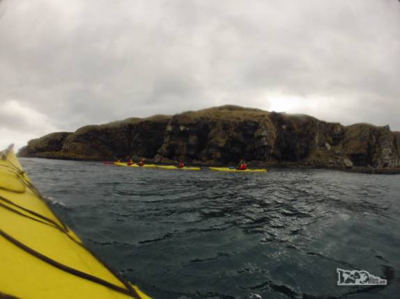 Remando ao lado de Prion Island, na Geórgia do Sul